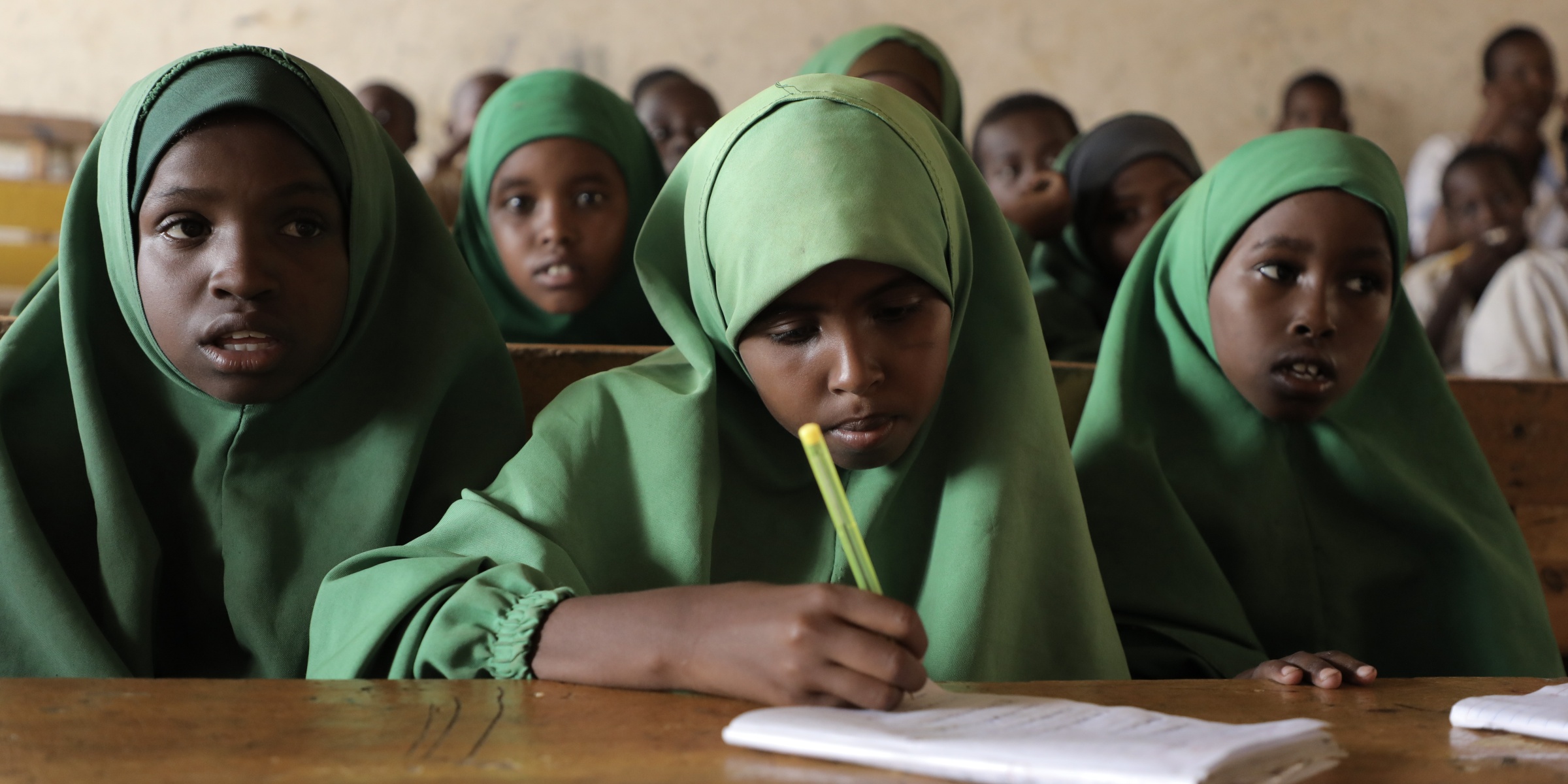 Improving girls’ access to education through the provision of classrooms and gender-appropriate WASH facilities was key to the GPE-supported program in Somalia, which reached just over 93,000 students in total. Credit: Awale Koronto/Save the Children