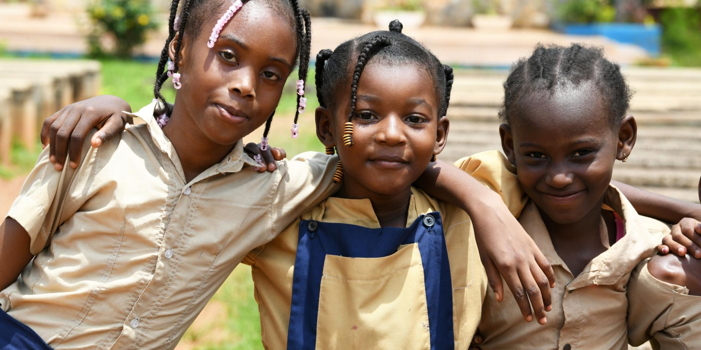 School girls in the Republic of Congo. Credit: UNICEF/Congo/Dejongh/2019